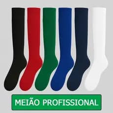 Meia Meião de Futebol Profissional Esportivo Meias Alta Qualidade Cano Alto Jogador time Chuteira