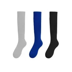 Kit 3 Meiões de Futebol Profissional Alta Qualidade Meia Cano Alto Esportivo Jogador Time Chuteira