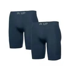 Kit Com 2 Bermudas Térmica Compressão Esportiva Segunda Pele Masculina Microfibra Ciclismo Corrida