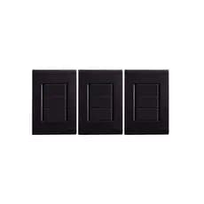 Kit 3 Tampo Cego 4x2 Placa Tampa Cega Liz Grafite Tramontina
