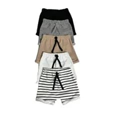 Kit 3 Short Infantil Bebê Recém Nascido Moletinho 100% Algodão de Alta Qualidade Confortavél e delicadeza