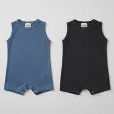 Kit 2 Macaquinhos Infantil Masculino Meia Malha Liso P ao 1 Ano Confortável e Leve