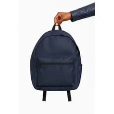 Mochila Masculina Feminina Reforçada Trabalho Viagem Escolar Cor Azul Jeans