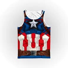 Camiseta Regata Geek Goku Mario Avengers Vingadores Homem Aranha Esportiva Academia Dry Alta Qualidade