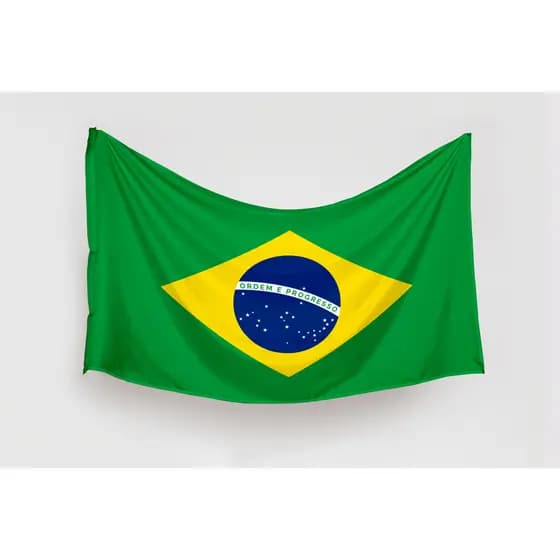 Bandeira Grande Oxford de Alta Qualidade Brasil Seleção Brasileira 1,40m x 0,90m