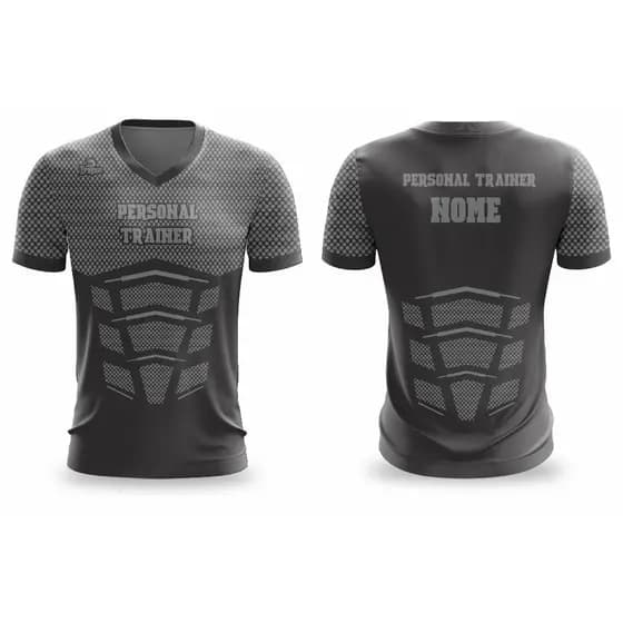 Camiseta Personal Trainer Acamedia Dry Personalizado Mod 2 Alta Qualidade