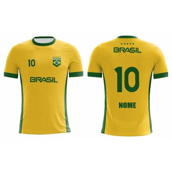 Camiseta Brasil Torcedor Copa 2026 Adulto Infantil Original Modelos Exclusivos