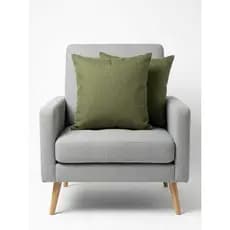 Kit 2 capas de Almofadas Decorativas 45x45 Linho Sintético Verde Asturias