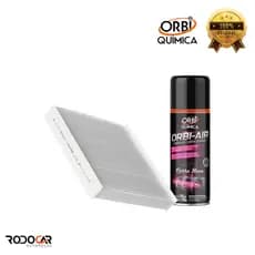 Kit Filtro de Ar Condicionado + Higienizador | Kicks Sentra Versa Captur Duster Logan Sandero