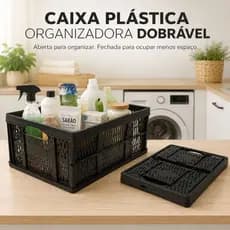 Caixa Organizadora Desmontável 32L - Transporte Armazenamento