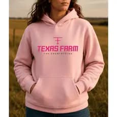 Moletom Feminino Texas Farm Rodeio Country Blusa De Frio Txc Inverno