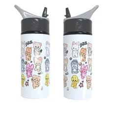 Garrafa Squeeze Stray Kids Kpop Mascotes STAY Coleção Exclusiva Alumínio Presente Fã Pronta Entrega