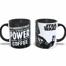 Caneca Star Wars Darth Vader Power Of Coffee Cerâmica 325ml Premium Geek Café