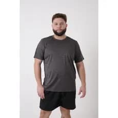 Camiseta Camisa Masculina Plus Size Para Academia Dry Fit Anti-Odor Treino Crossfit