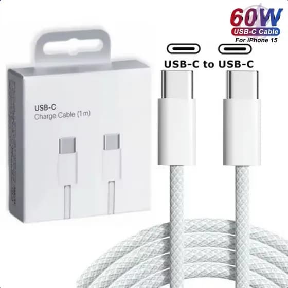 Cabo De IPhone 60W PD USB C Cabo Tipo C Original Para IPhone 15 16