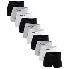 Kit 10 Cuecas Polo Star Boxer Microfibra Sortido