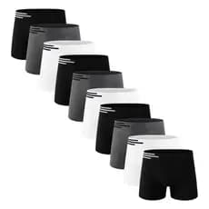 Kit 10 Cuecas Boxer Up 436 Underwear Microfibra Poliamida Masculina Sortida