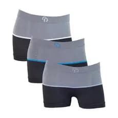 Kit 3 Cuecas Infantil Box Boxer Rafa Parize Sem Costura Meninos Criança Microfibra Sortida