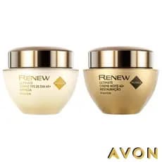 Creme Renew Ultimate Avon - 50g: Dia Firmeza 45+ FPS25 ou Noite 45+