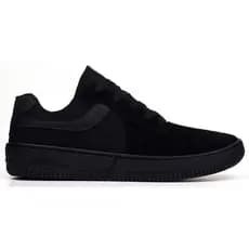 Tênis Masculino DK Skatista Adulto  Preto de Camurça Skate Original Esportes caminhada Confortável