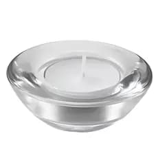 Kit 4 Mini Castiçal Porta Vela de Vidro Decorativo