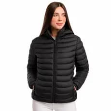 Jaqueta Feminina Puffer Bobojaco Nylon Impermeável Inverno Frio Intenso Slim Fit