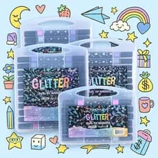 Marcador metálico 12/24/36/48/72/96 caneta de glitter de cabeça dupla marcador de cabeça dupla brilhante