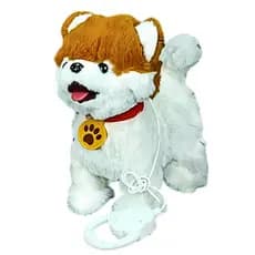 Cachorrinho Late Gato Mia Pelúcia Anda Infantil Bicho Som