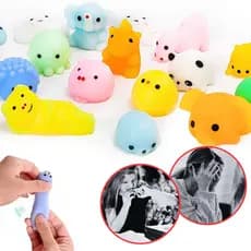 20 Squishy Mochi Bichinho Macio De Apertar Squishies Tiktok