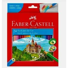Lápis de Cor EcoLápis Faber Castell 24cores.