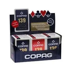 Kit com 10 CAIXAS Baralho COPAG 139 ORIGINAL caixa fechada lacrado Naipe Convencional AZUL e VERMELHO cx c/12unidades