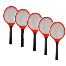Kit Raquete Mata Mosquitos Bivolt Recarregável -5 Unidades