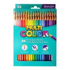 Lápis de cor 36 Cores Multicolor