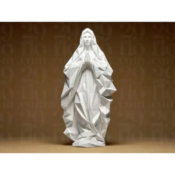 Imagem Sacra Decorativa em Impressão 3D – Nossa Senhora ✨