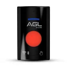 Interruptor sem toque inteligente com wifi smart preto AGL
