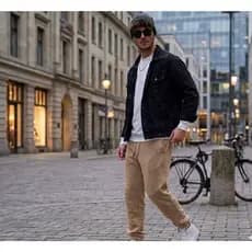 Calça Moletom Jogger Masculina Felpada Casual Esporte Estilo Outono Inverno
