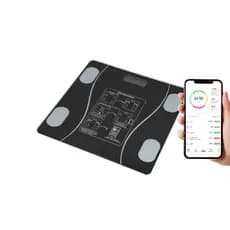 Balança corporal bioimpedância bluetooth gordura músculo app IMC hidratação fitness academia saúde
