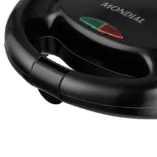 Grill e Sanduicheira Mondial Fast Grill S12 Preta - 750W 220V