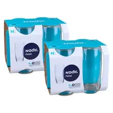Kit Conjunto de Copos Favo 430ml com 8 Nadir 7642