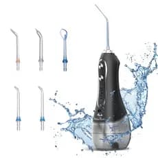 Irrigador Oral Limpador Bucal Dental Jet Clean Com Botões Prateados Alimentação Usb Relaxmedic
