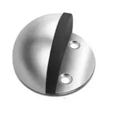 Batente de Porta Anti Impacto Fixador Adesivo 3m Dupla Face Aço Inox