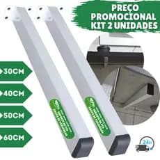 Suporte De Pia Grapa Parafusar Suporte Bancada Tanque Kit 2 Unidades