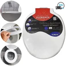 Tampa De Vaso Sanitário Universal Almofadada Assento Básico Conforto Para Banheiro