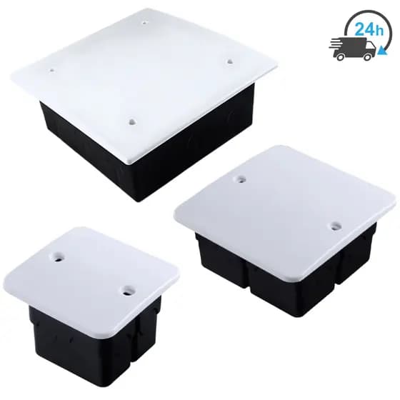 Caixa De Passagem Eletrica Caixa De Passagem Embutir Branca 10x10 - 15x15 - 20x20