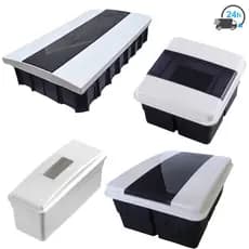 Quadro Distribuição 1/2 - 3/4 - 6/8 - 12/18 Quadro Para Disjuntor Din Nema Porta Fumê