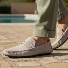 Drive Mocassim Masculino Casual Em Camurça Estilo Dia a Exclusivo Leve Confortável