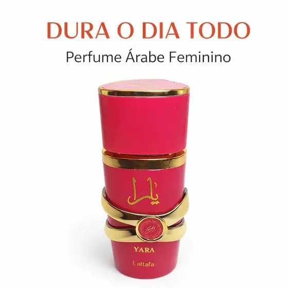 Perfume Yara Lattafa Feminino Original 100ml Doce Marcante Alta Fixação Importado