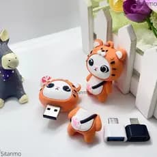 Unidade Flash USB De 1TB , 128GB , De Desenho Animado , 64GB , 32GB , 16GB , 8GB , 4GB , 2GB , 1GB , Tigre Fofo , Enviad