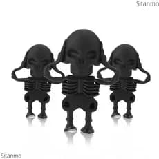 Unidade Flash USB De Grande Capacidade Dos Desenhos Animados 1TB 128GB 64GB 32GB 16GB 8GB 4GB 2GB 1GB Crânio Halloween D
