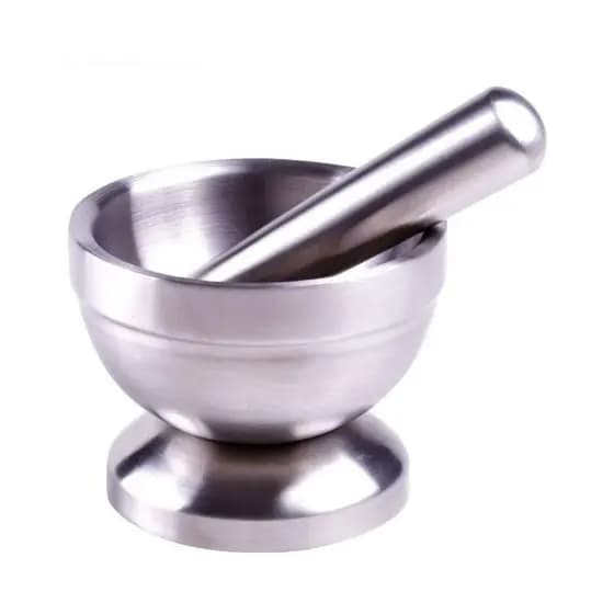 PILÃO INOX  COM MACERADOR 11,6CM X 11,6CM X 9,5CM HERCULES